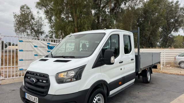 10/2020 FORD TRANSIT CAMION DOBLE CABINA CAJA ABIERTA 7 PLAZAS